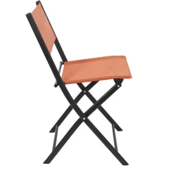 Krzesło Elba składane outdoor terrakota