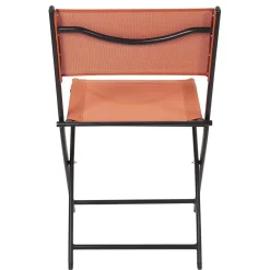 Krzesło Elba składane outdoor terrakota