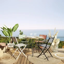 Krzesło Elba składane outdoor terrakota