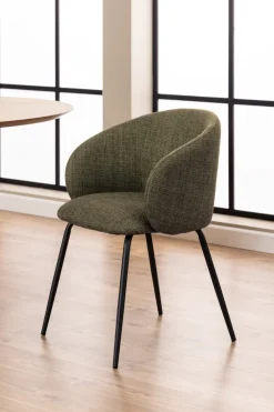 Krzesło Eleonor oliwkowe Basel 77