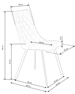 Krzesło Elise beżowe