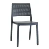 Krzesło Emi antracyt z tworzywa