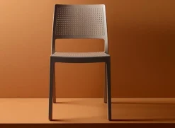 Krzesło Emi antracyt z tworzywa