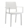 Krzesło Emi Arm biały z tworzywa