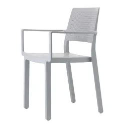 Krzesło Emi Arm szare z tworzywa