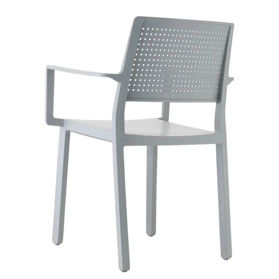 Krzesło Emi Arm terracotta z tworzywa