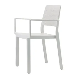 Krzesło Emi Arm terracotta z tworzywa