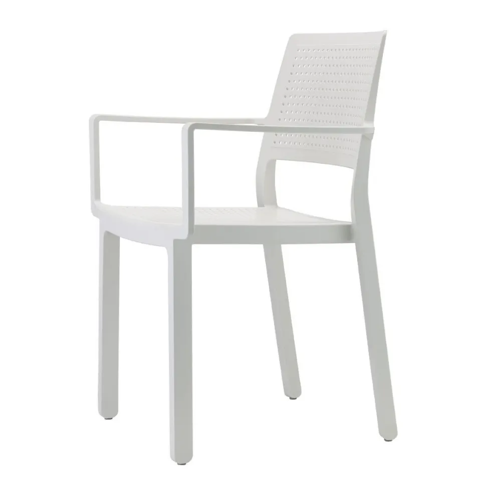 Krzesło Emi Arm terracotta z tworzywa