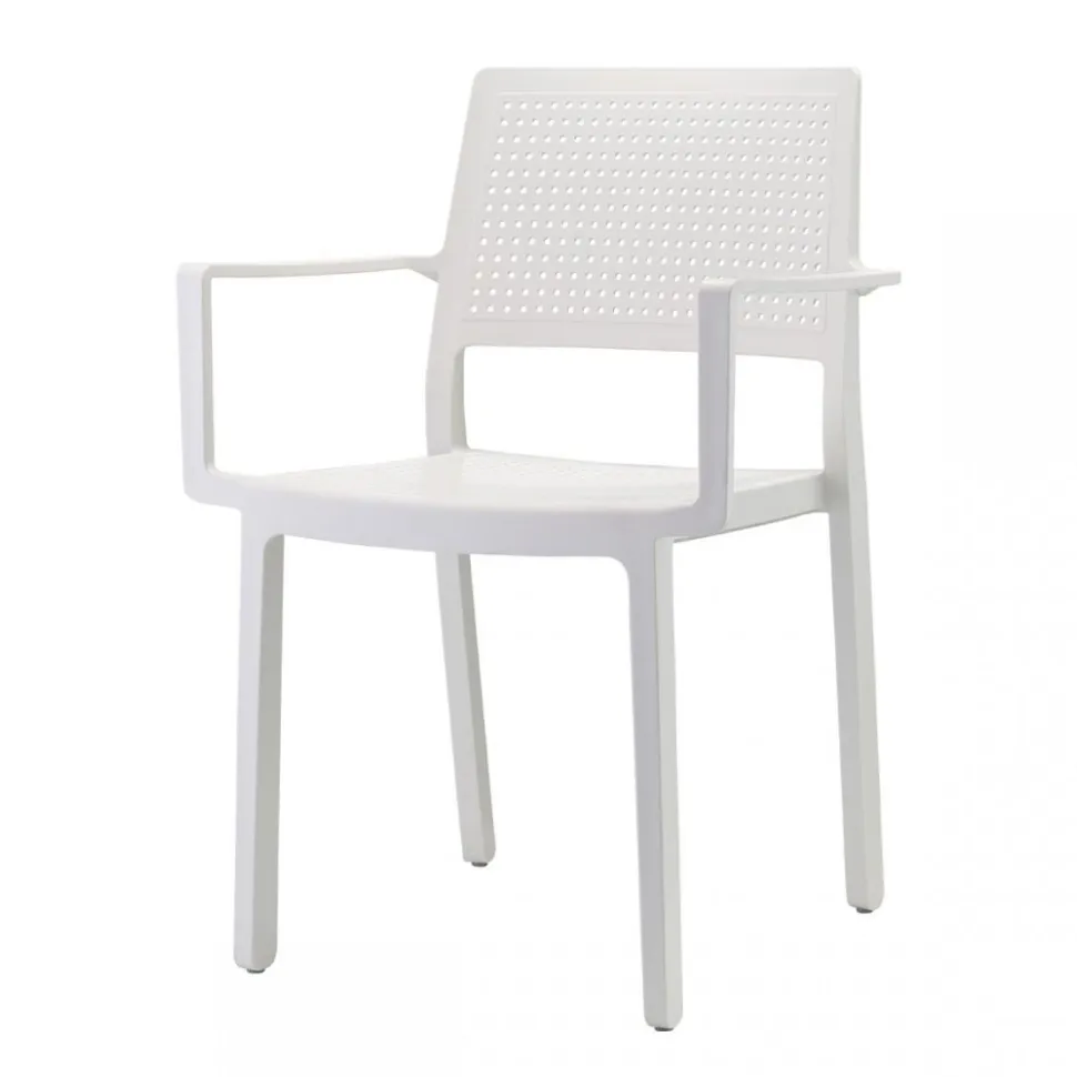 Krzesło Emi Arm terracotta z tworzywa