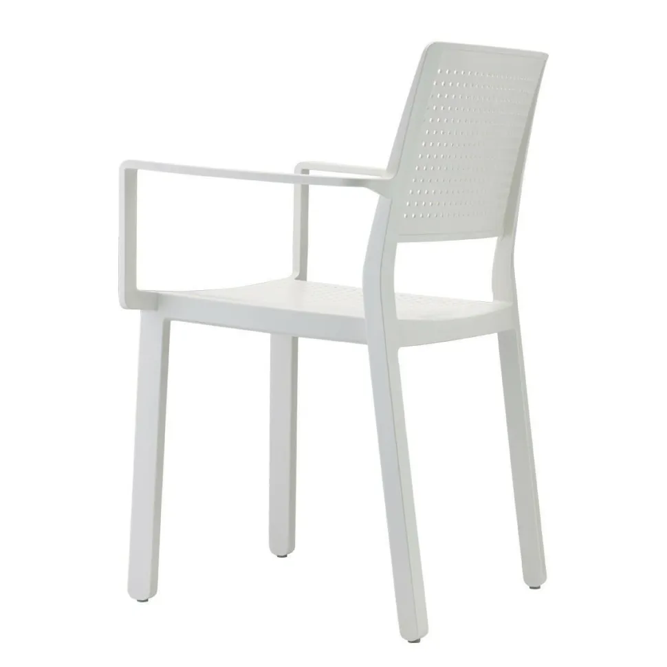 Krzesło Emi Arm terracotta z tworzywa