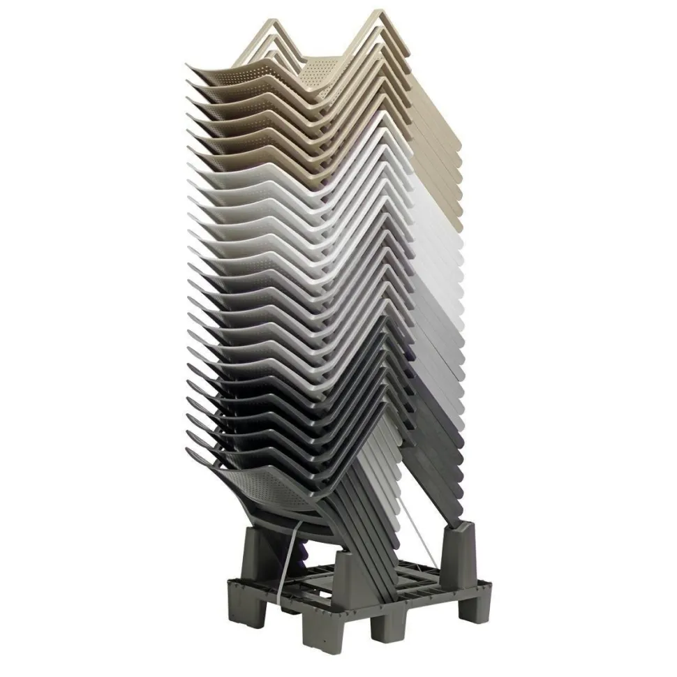 Krzesło Emi Arm terracotta z tworzywa