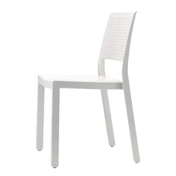 Krzesło Emi białe z tworzywa