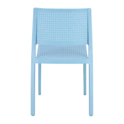 Krzesło Emi niebieskie z tworzywa
