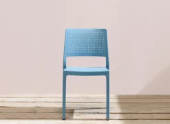 Krzesło Emi niebieskie z tworzywa