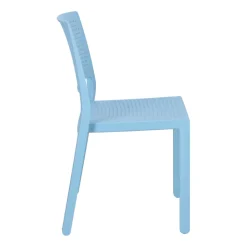 Krzesło Emi niebieskie z tworzywa