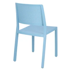 Krzesło Emi niebieskie z tworzywa