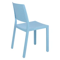 Krzesło Emi niebieskie z tworzywa