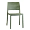Krzesło Emi zielone z tworzywa