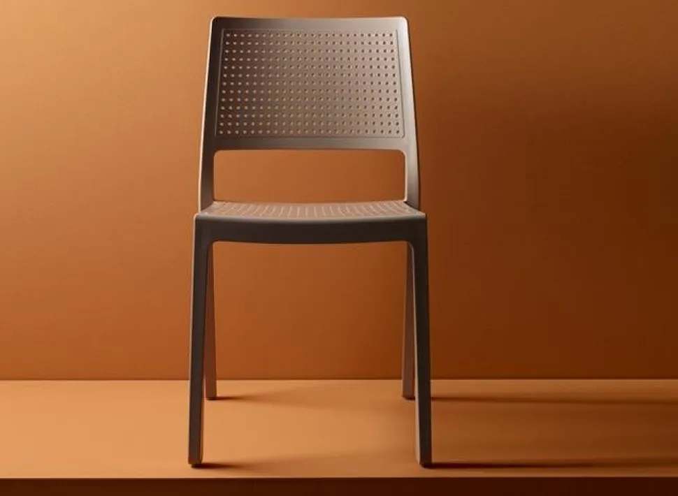 Krzesło Emi zielone z tworzywa