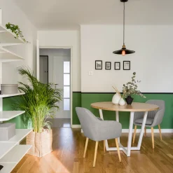 Krzesło Emilia szare tapicerowane