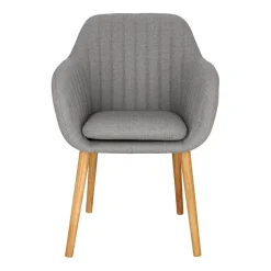 Krzesło Emilia szare tapicerowane