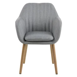 Krzesło Emilia szare tapicerowane