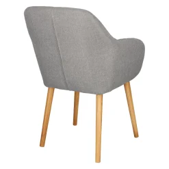 Krzesło Emilia szare tapicerowane