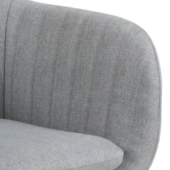 Krzesło Emilia szare tapicerowane