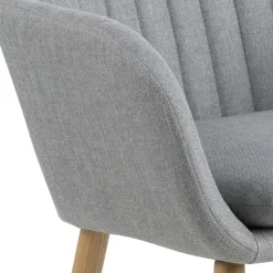 Krzesło Emilia szare tapicerowane