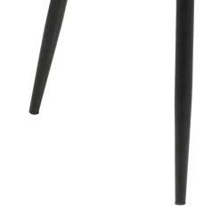 Krzesło Emilia Velvet bottle green/black tapicerowane