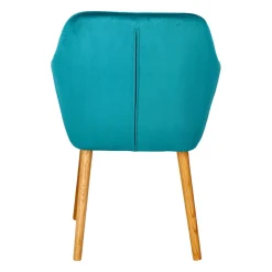 Krzesło Emilia Velvet bottle green tapicerowane