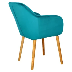 Krzesło Emilia Velvet bottle green tapicerowane