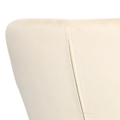 Krzesło Emilia Velvet sand /black tapicerowane