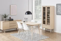 Krzesło Eris PP białe/białe z tworzywa