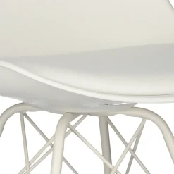 Krzesło Eris PP białe/białe z tworzywa