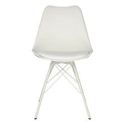 Krzesło Eris PP białe/białe z tworzywa