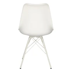 Krzesło Eris PP białe/białe z tworzywa