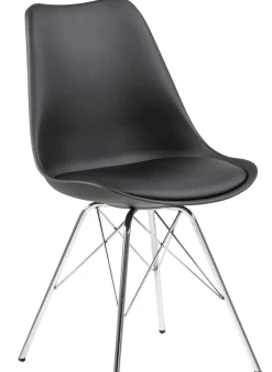 Krzesło Eris PP czarne z tworzywa