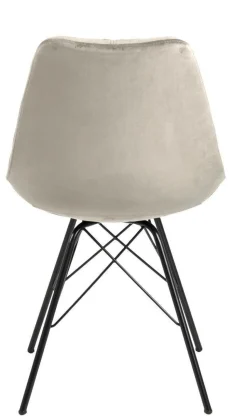 Krzesło Eris VIC piaskowe tapicerowane