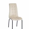 Krzesło Ezara Velvet beżowe