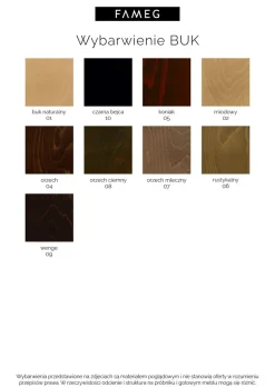 Krzesło Fameg Nopp A-1803/1 buk CATA standard