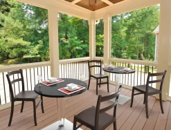 Krzesło Fiesta brązowy jasny z tworzywa