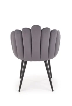 Krzesło Finger szare velvet