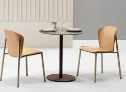 Krzesło Finn akwamaryn antracyt drewniane