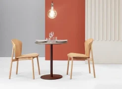 Krzesło Finn drewniane akwamaryn drewniane