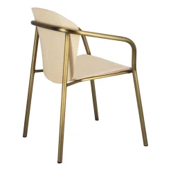 Krzesło Finn z podłokietnikami bejcowane drewniane