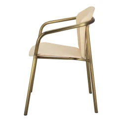 Krzesło Finn z podłokietnikami bejcowane drewniane