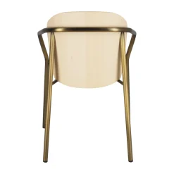 Krzesło Finn z podłokietnikami bejcowane drewniane