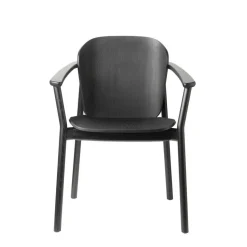 Krzesło Finn z podłokietnikami bejcowane drewniane