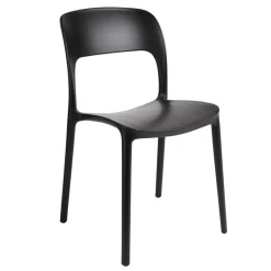 Krzesło Flexi czarne z tworzywa